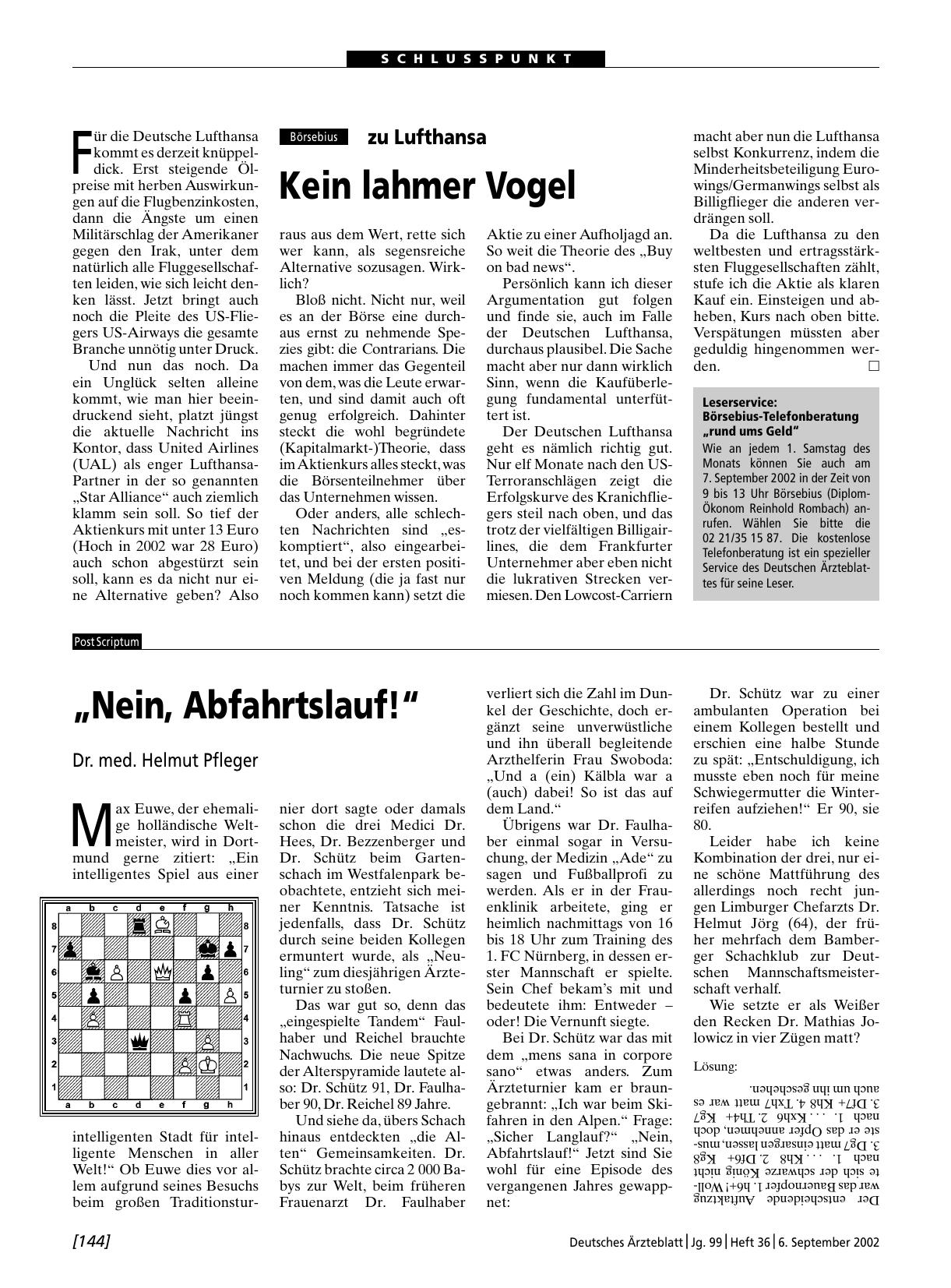 Vorschauseite 1: „Nein, Abfahrtslauf! “
