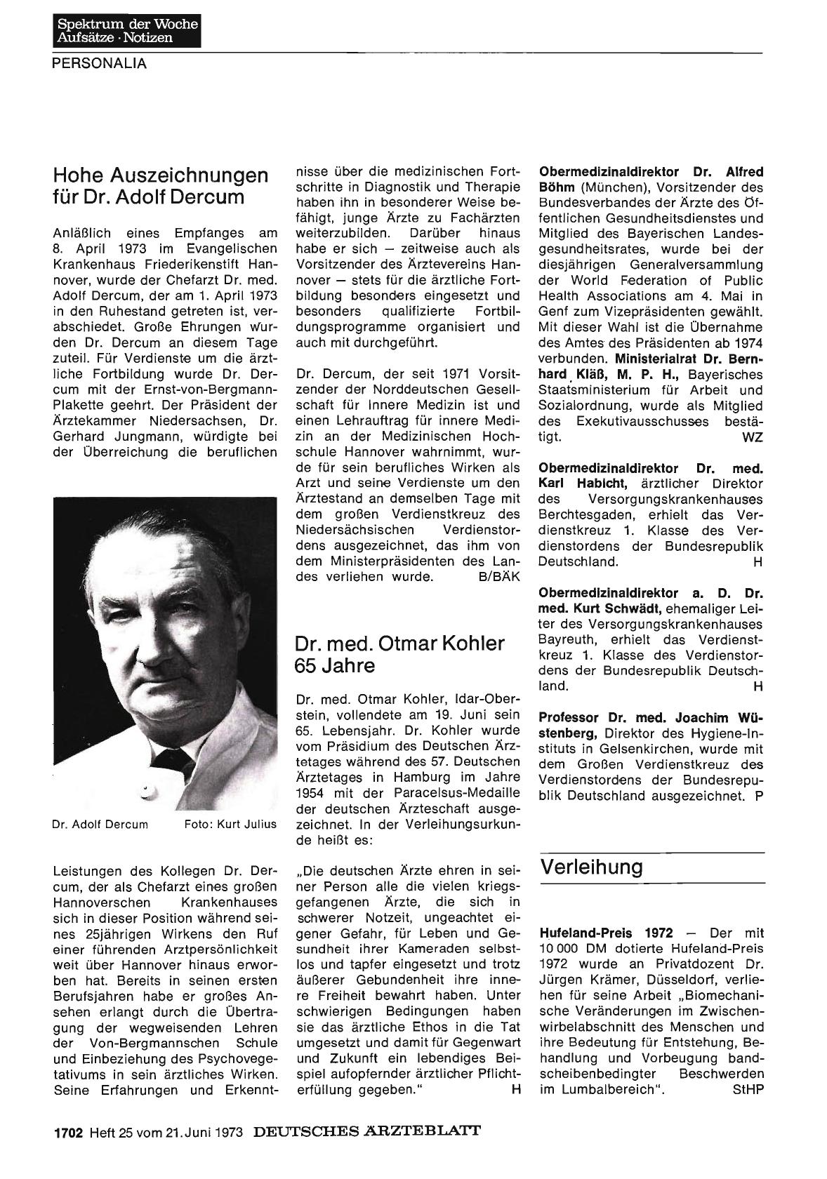Vorschauseite 1: Verleihung