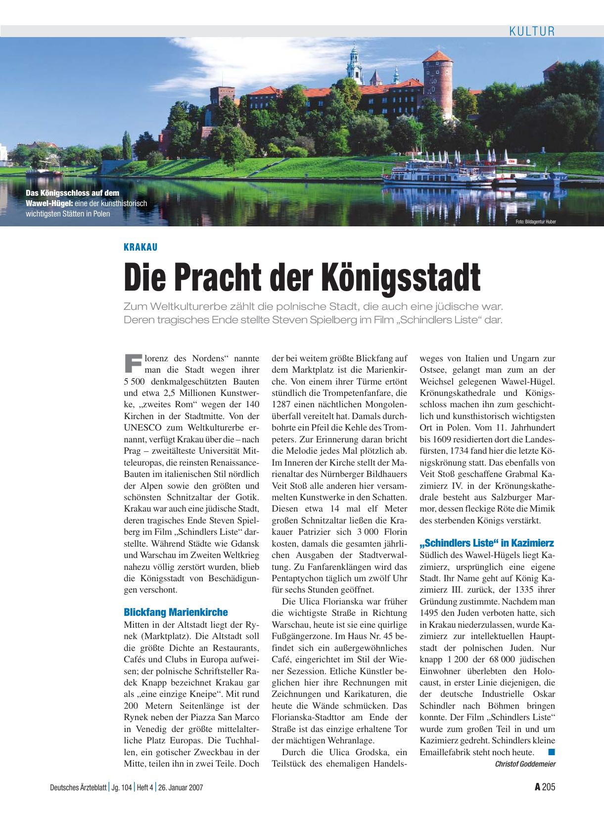 Vorschauseite 1: Krakau: Die Pracht der Königsstadt