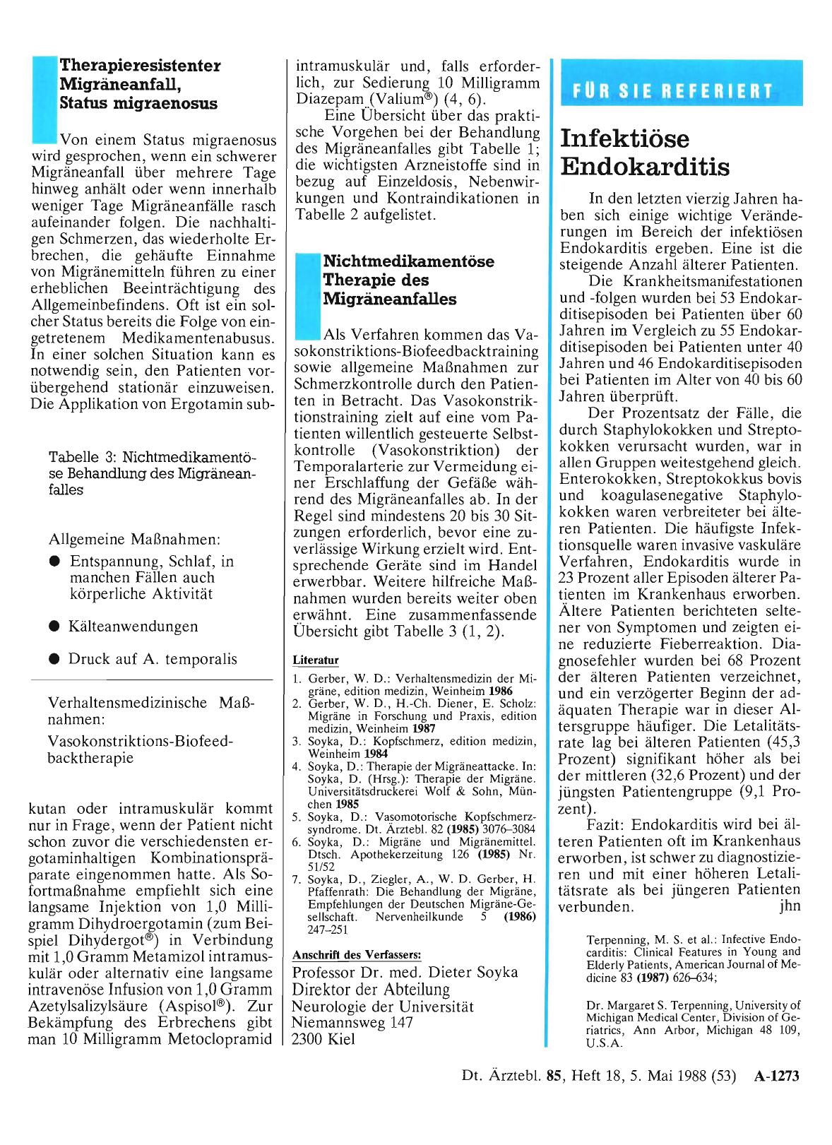 Vorschauseite 1: Infektiöse Endokarditis