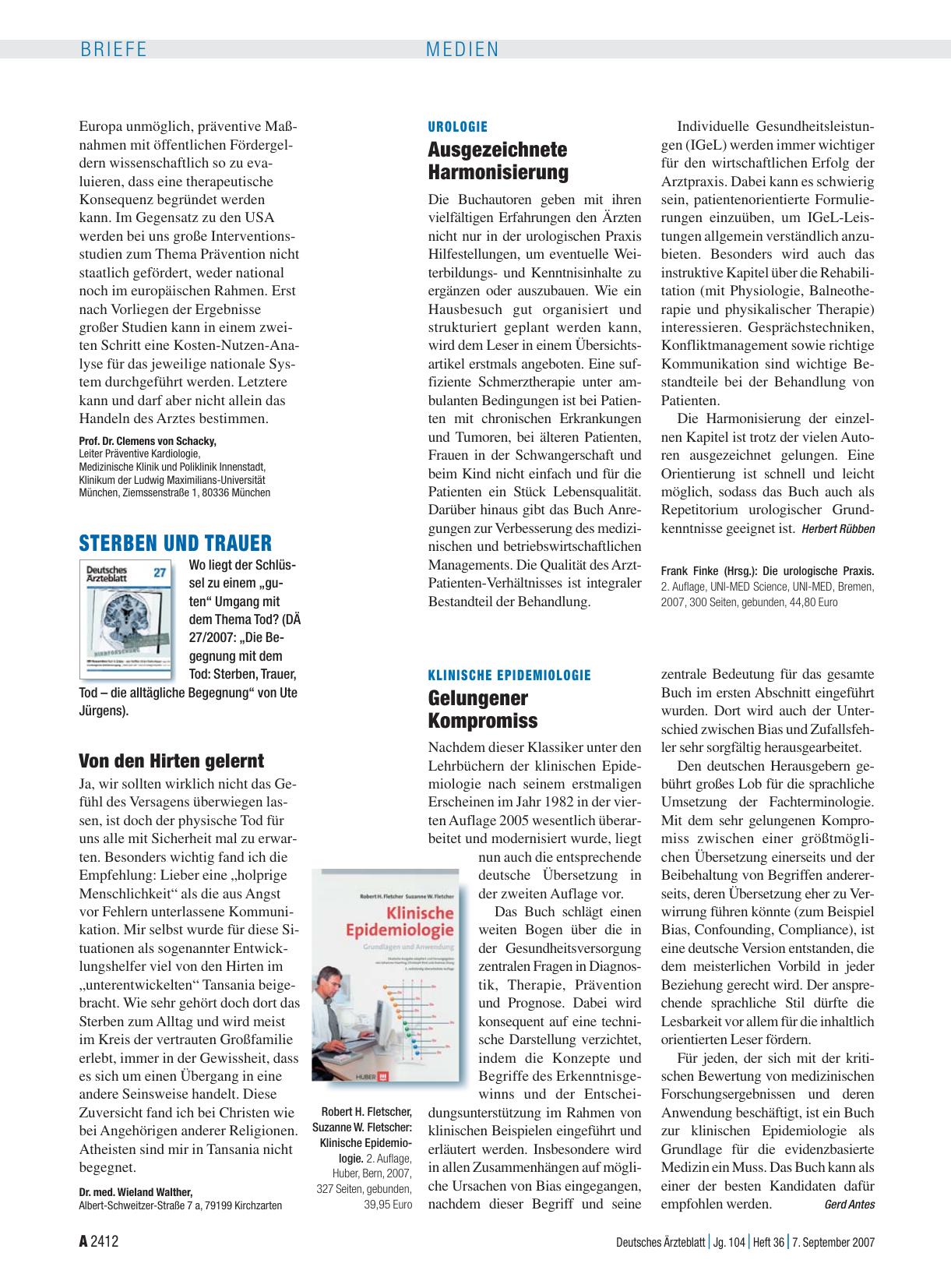 Vorschauseite 1: Die urologische Praxis