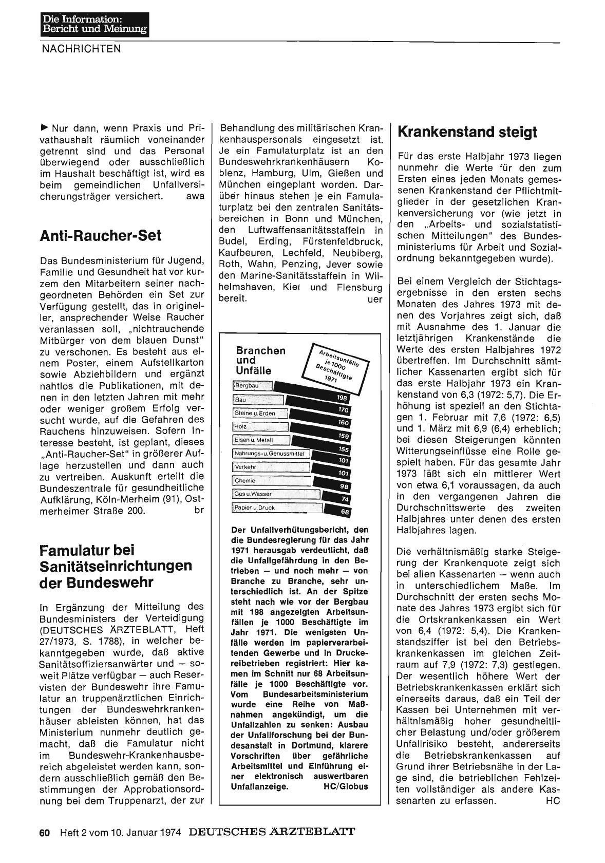 Vorschauseite 1: Krankenstand steigt