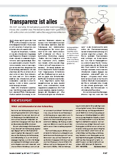 Vorschauseite 1: Führungsdilemmata: Transparenz ist alles