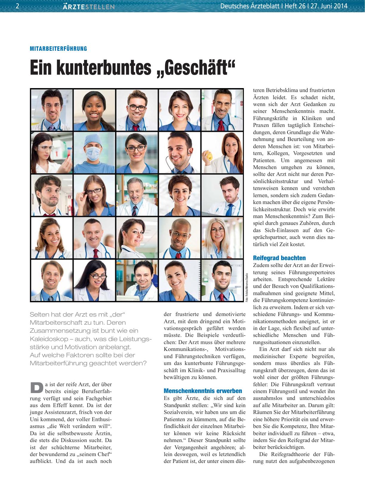 Vorschauseite 1: Mitarbeiterführung: Ein kunterbuntes „Geschäft“