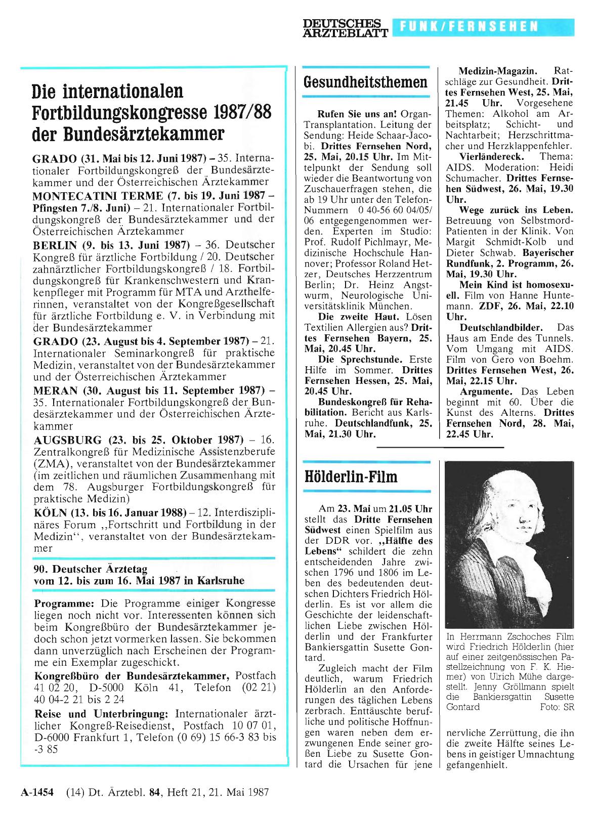 Vorschauseite 1: Hölderlin-Film