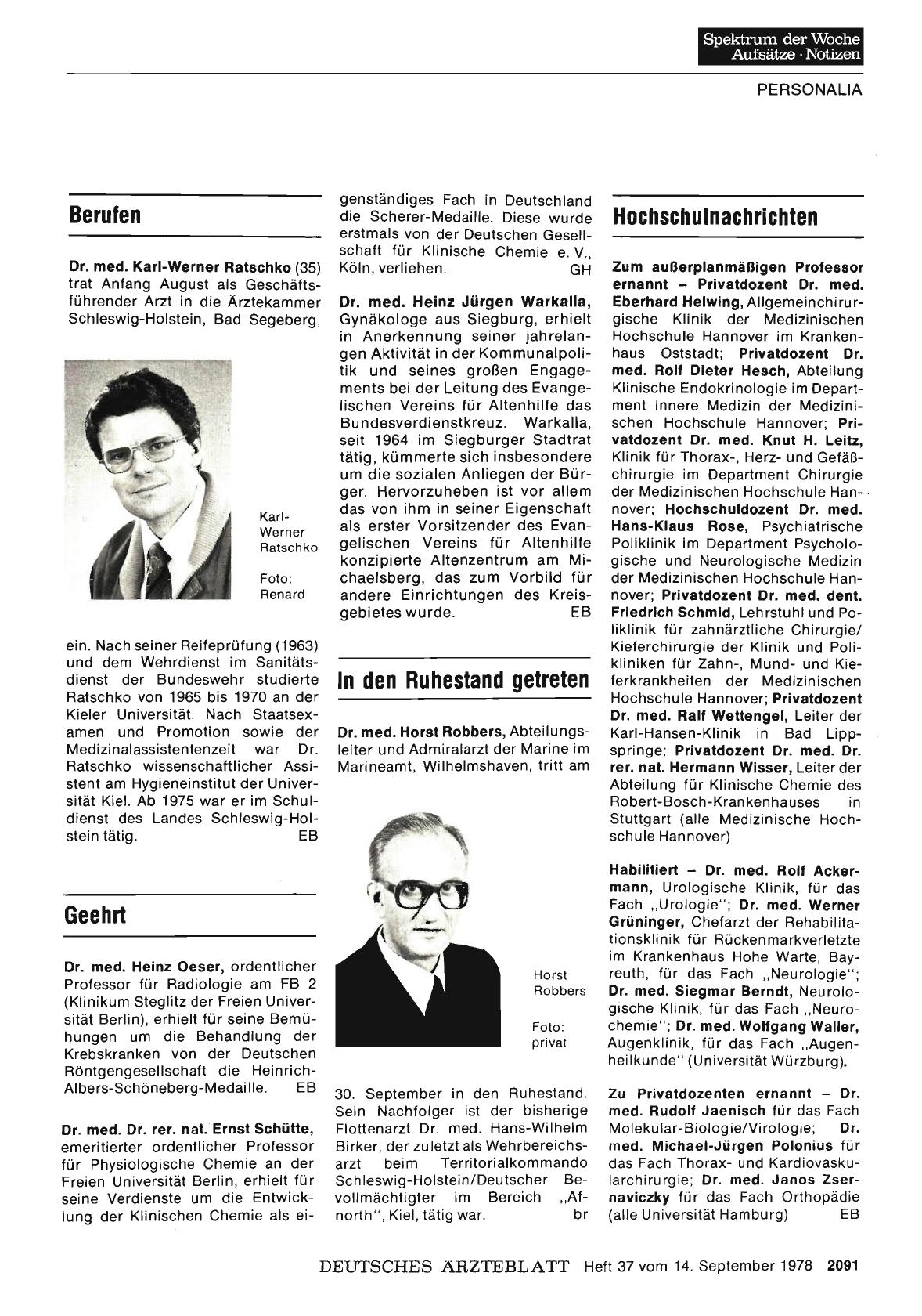 Vorschauseite 1: Geehrt