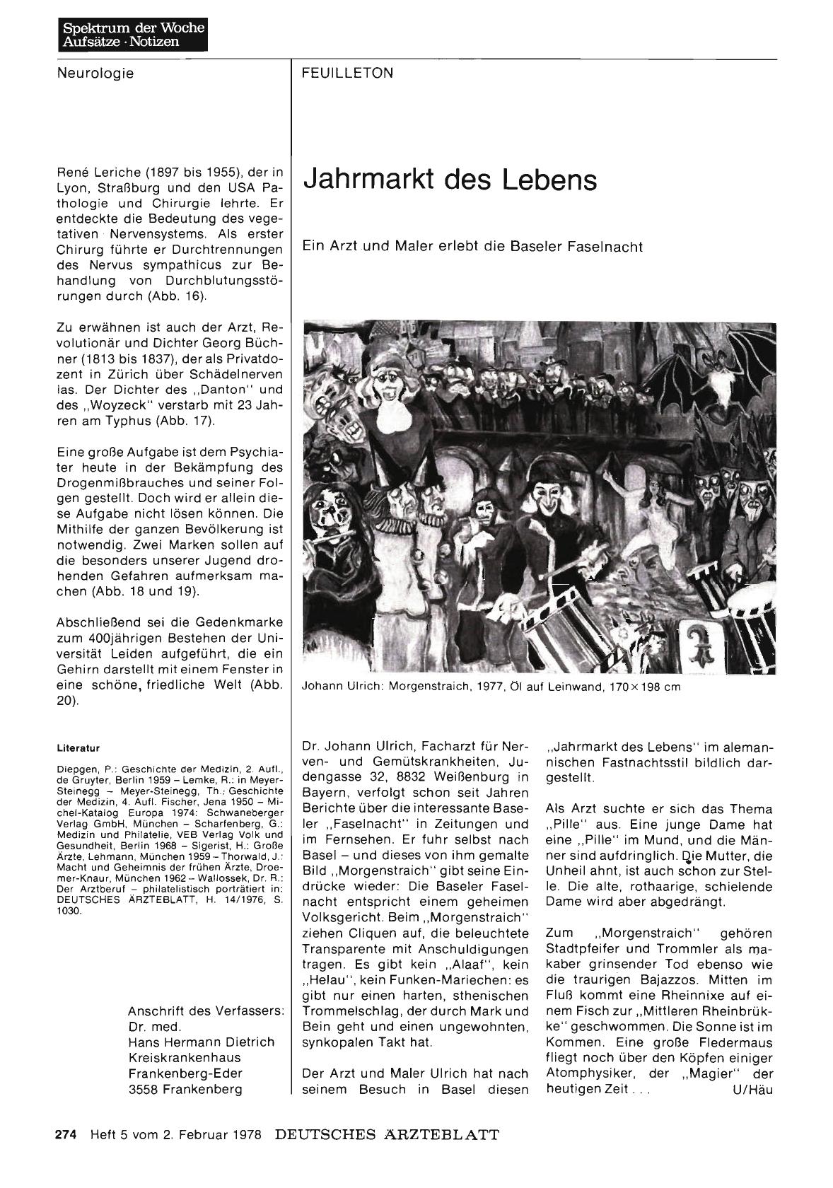 Vorschauseite 1: Jahrmarkt des Lebens