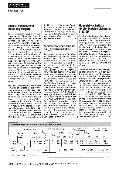 Vorschauseite 1: Krankenversicherung: Befreiung möglich