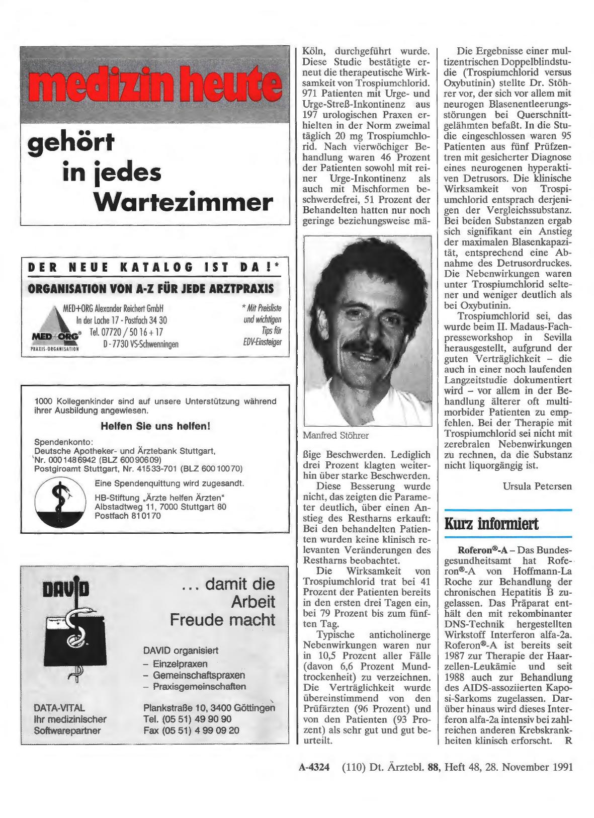 Vorschauseite 1: Kurz informiert