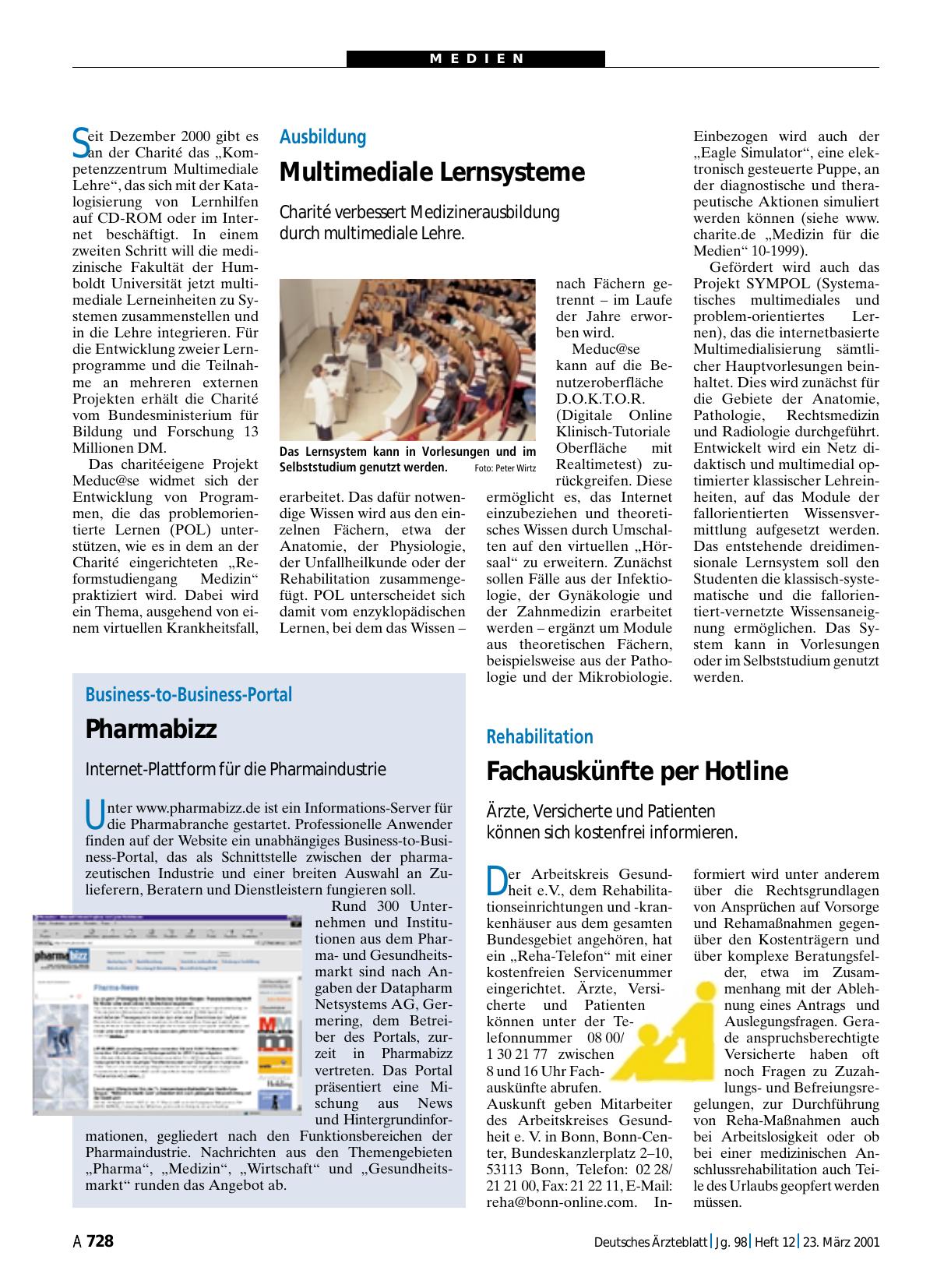 Vorschauseite 1: Ausbildung: Multimediale Lernsysteme