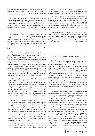 Vorschauseite 1: Aus der pharmazeutischen Industrie