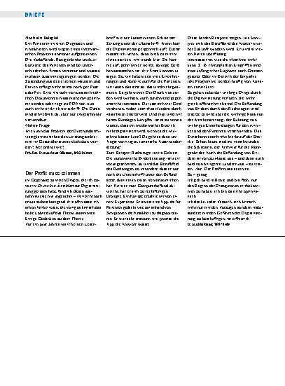 Vorschauseite 1: Digitalisierung: Der Profit muss stimmen