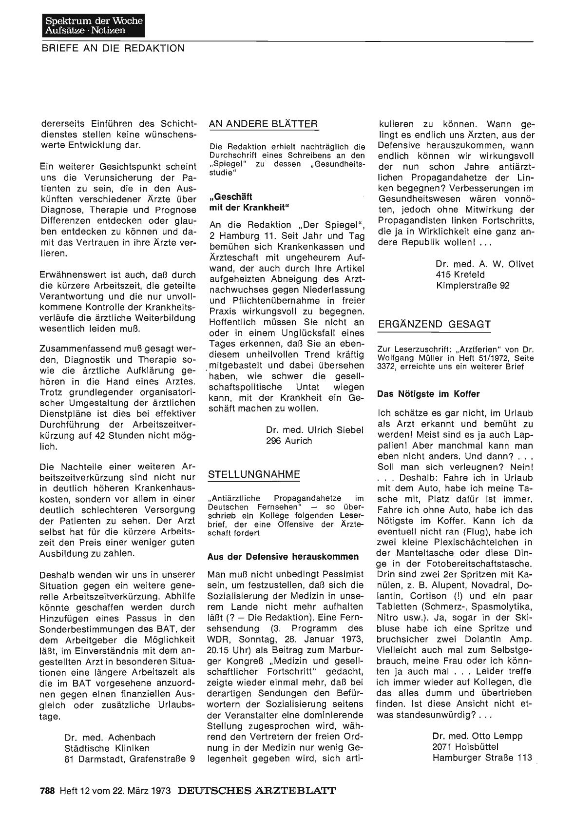 Vorschauseite 1: Stellungnahme: Aus der Defensive herauskommen