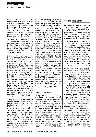 Vorschauseite 1: Routen und Ziele