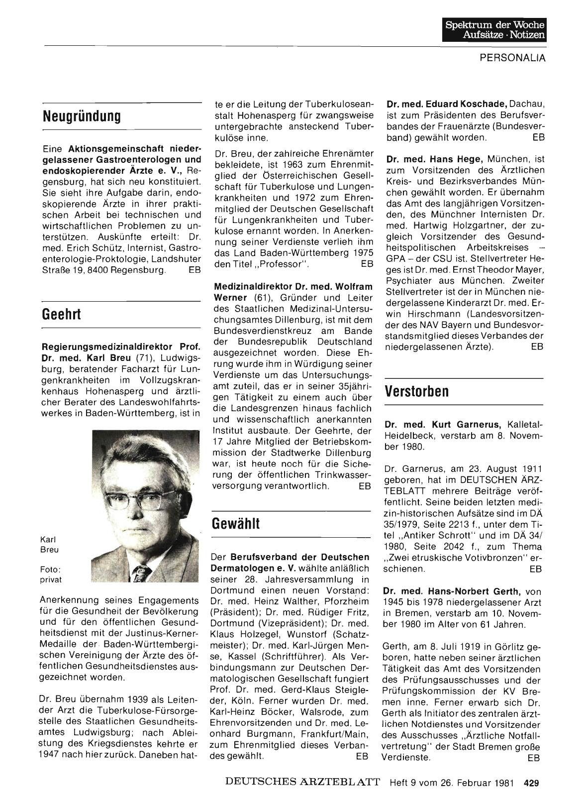 Vorschauseite 1: Verstorben