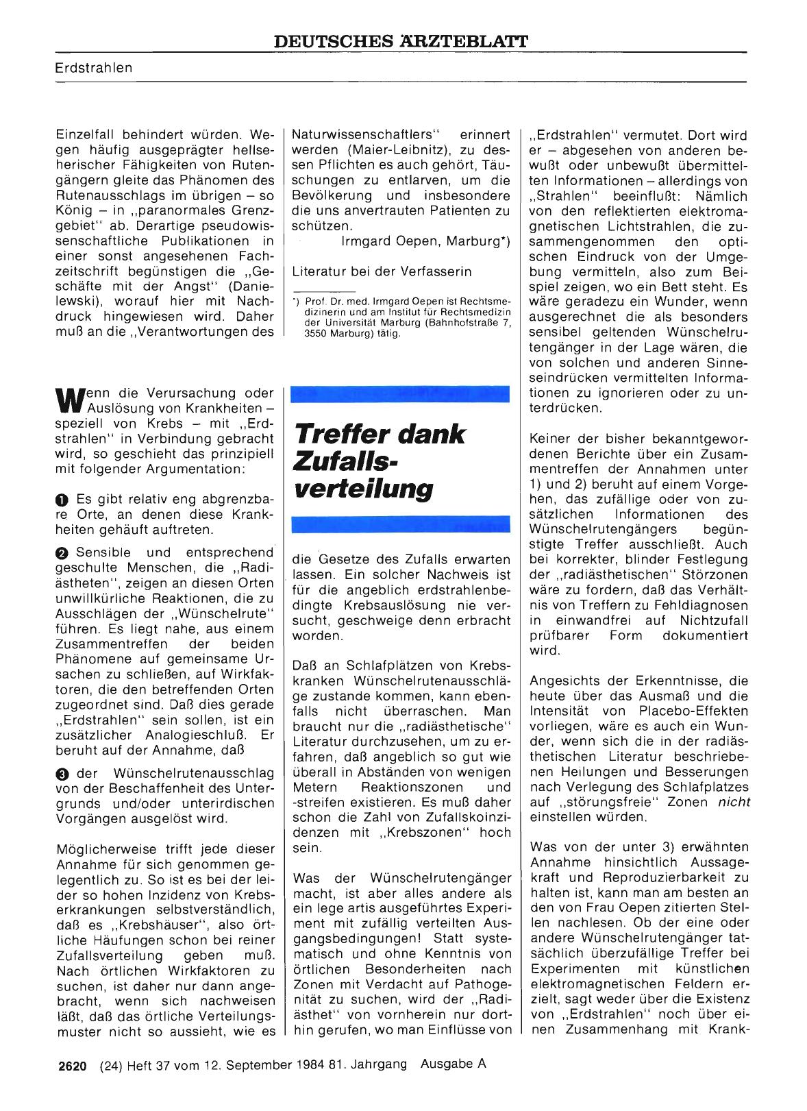 Vorschauseite 1: Treffer dank Zufalls verteilung