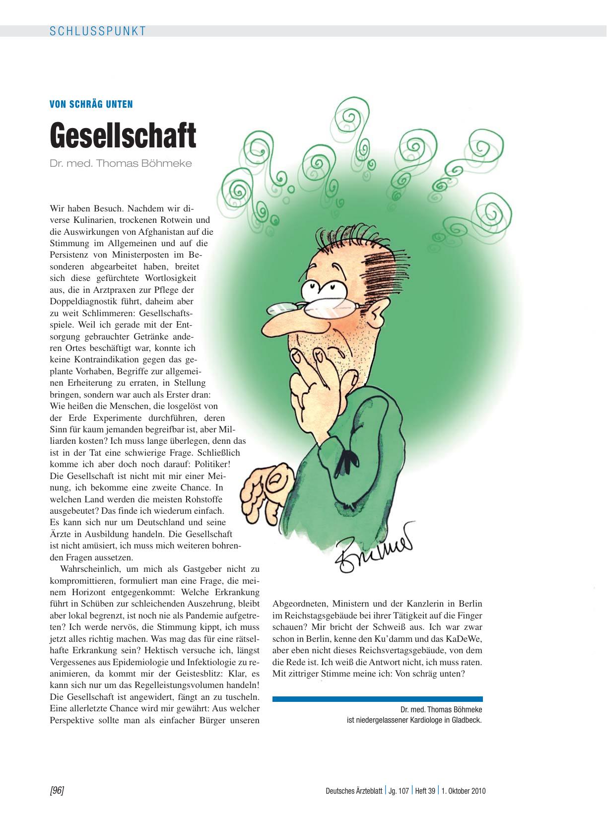 Vorschauseite 1: Von schräg unten: Gesellschaft