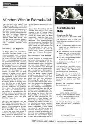 Vorschauseite 1: München-Wien im Fahrradsattel