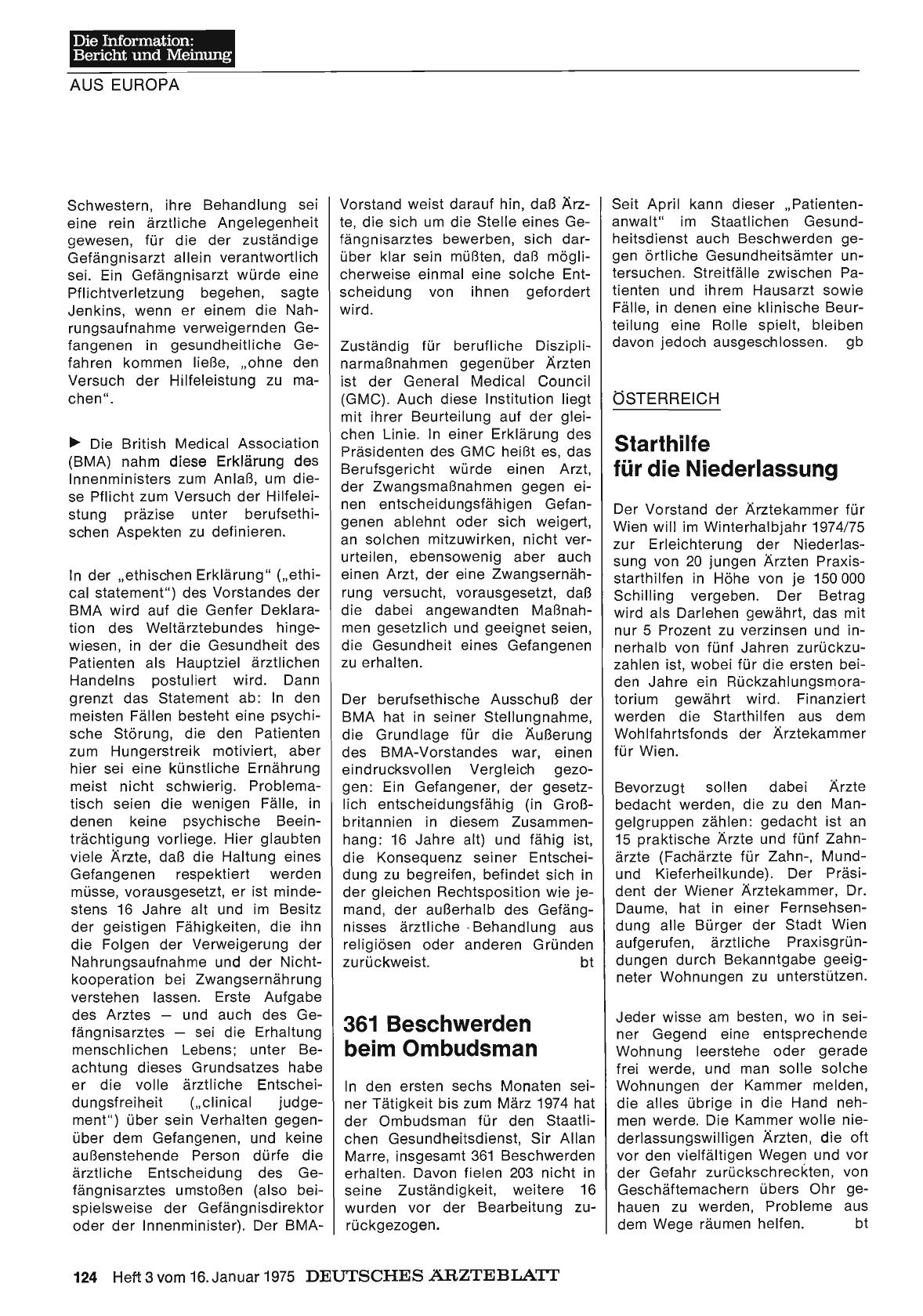 Vorschauseite 1: Österreich: Starthilfe für die Niederlassung