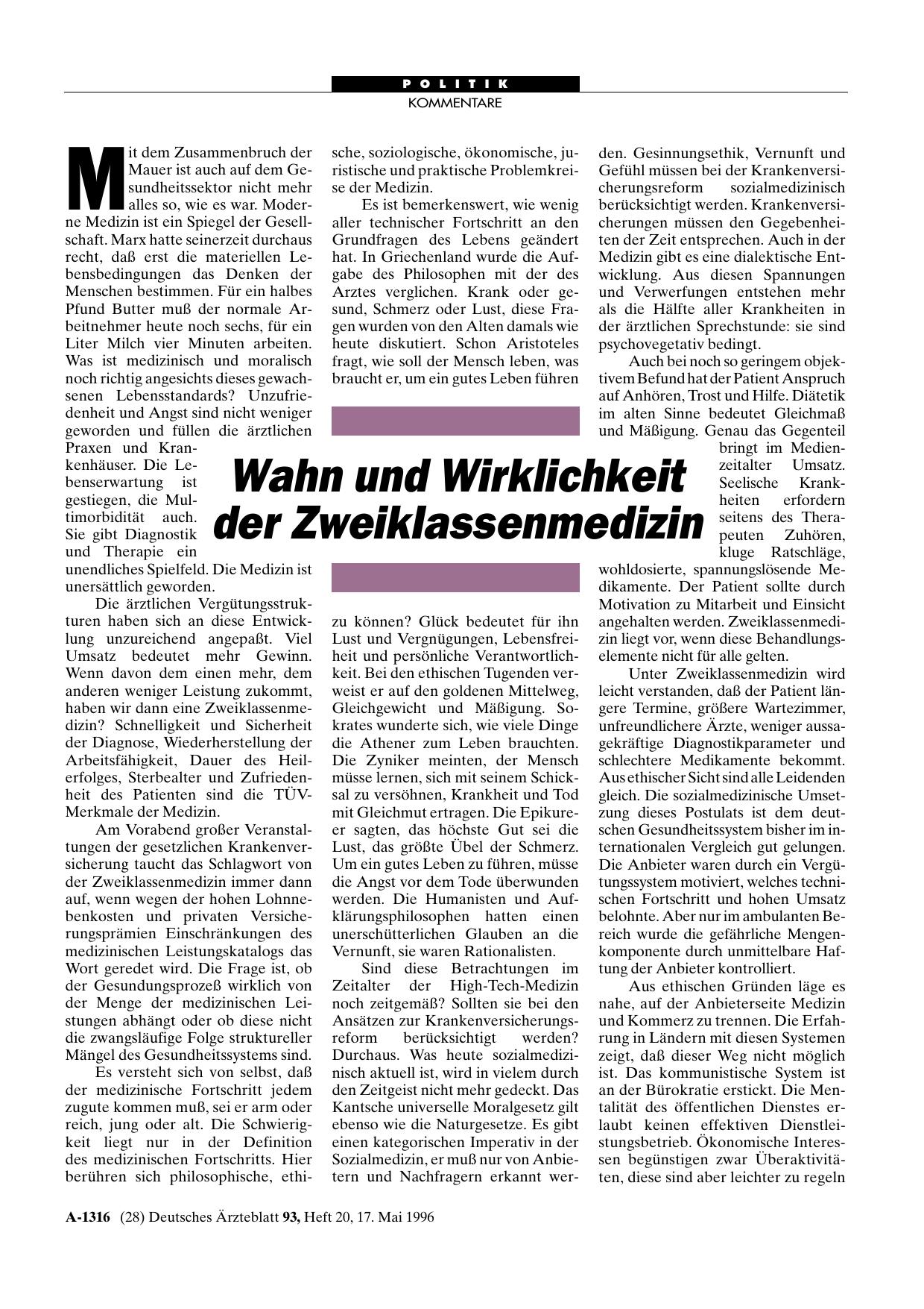 Vorschauseite 1: Drei-Wochen-Reha?