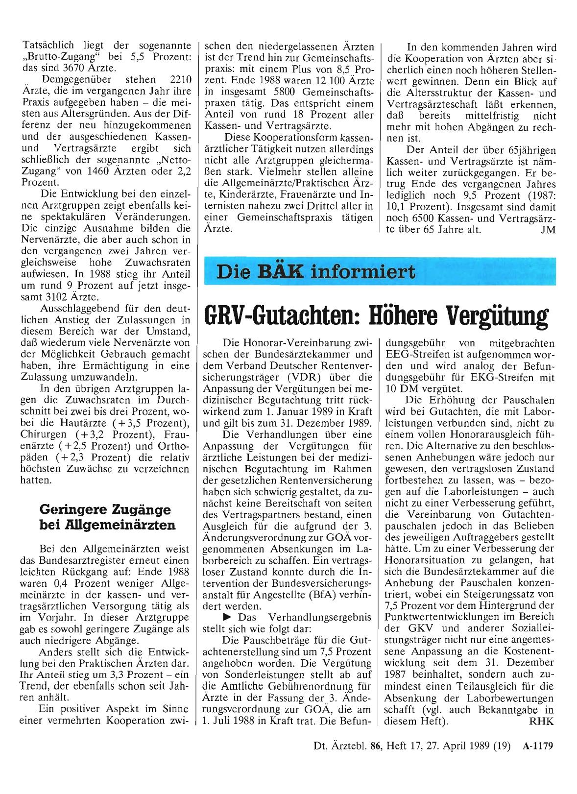 Vorschauseite 1: GRV-Gutachten: Höhere Vergütung