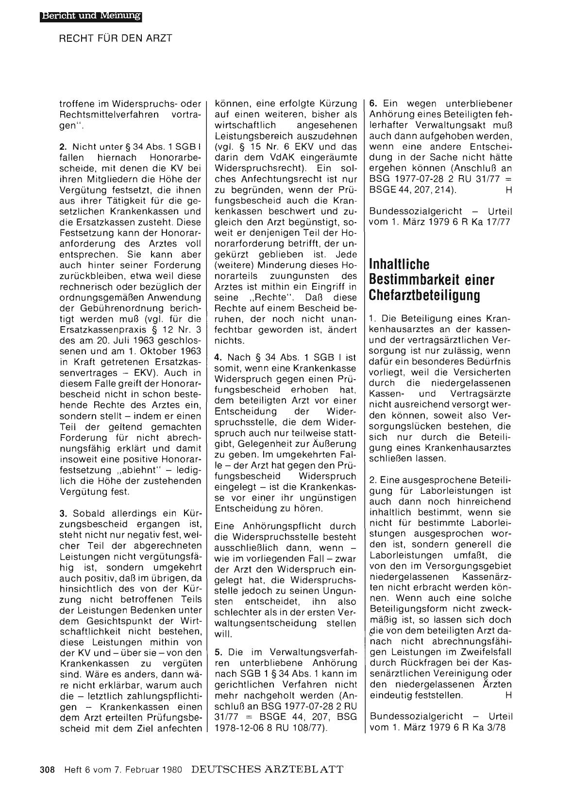 Vorschauseite 1: Inhaltliche Bestimmbarkeit einer Chefarztbeteiligung