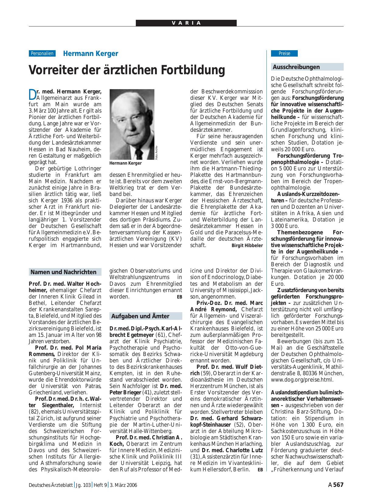Vorschauseite 1: Aufgaben und Ämter