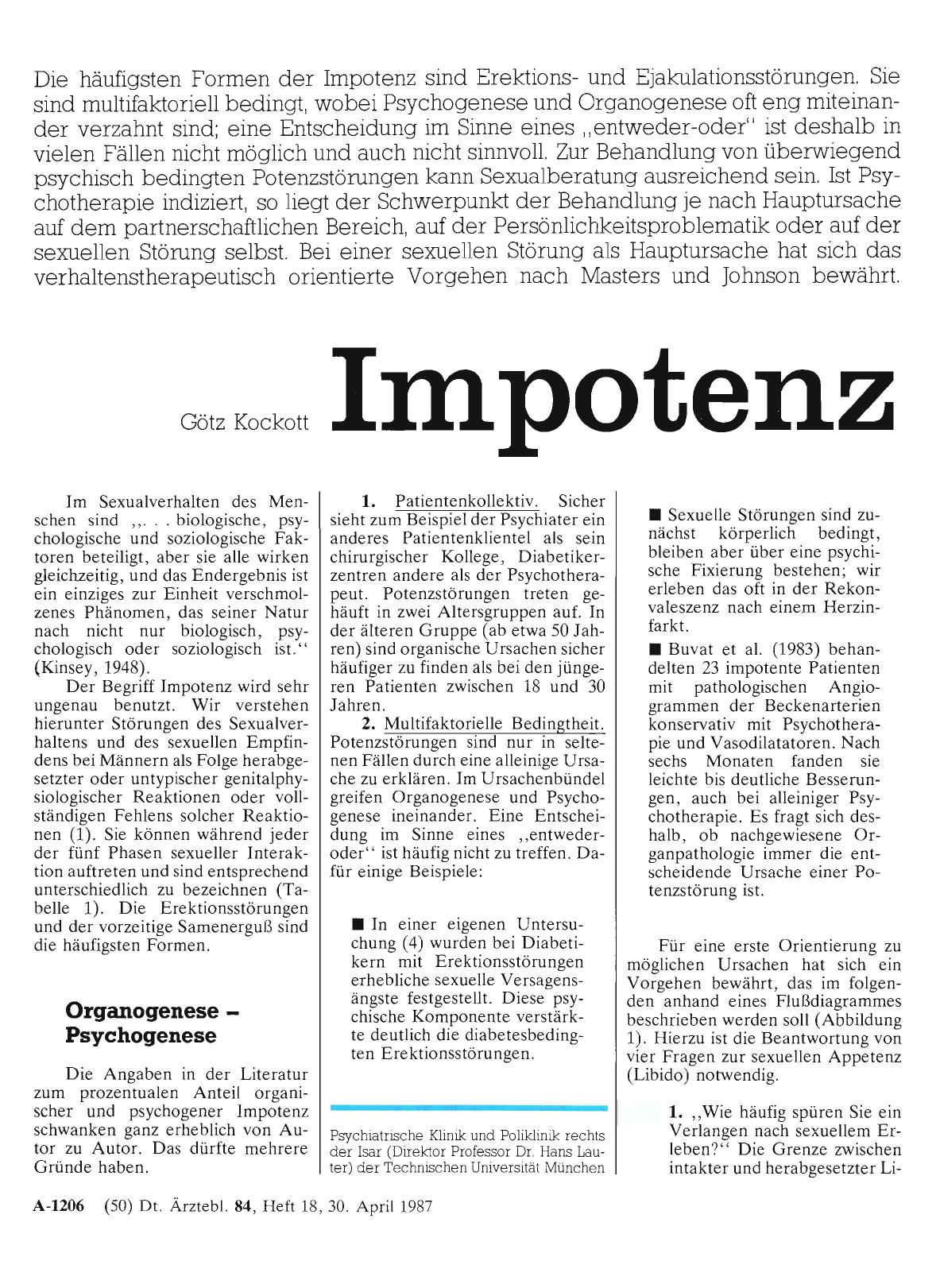 Vorschauseite 1: Impotenz