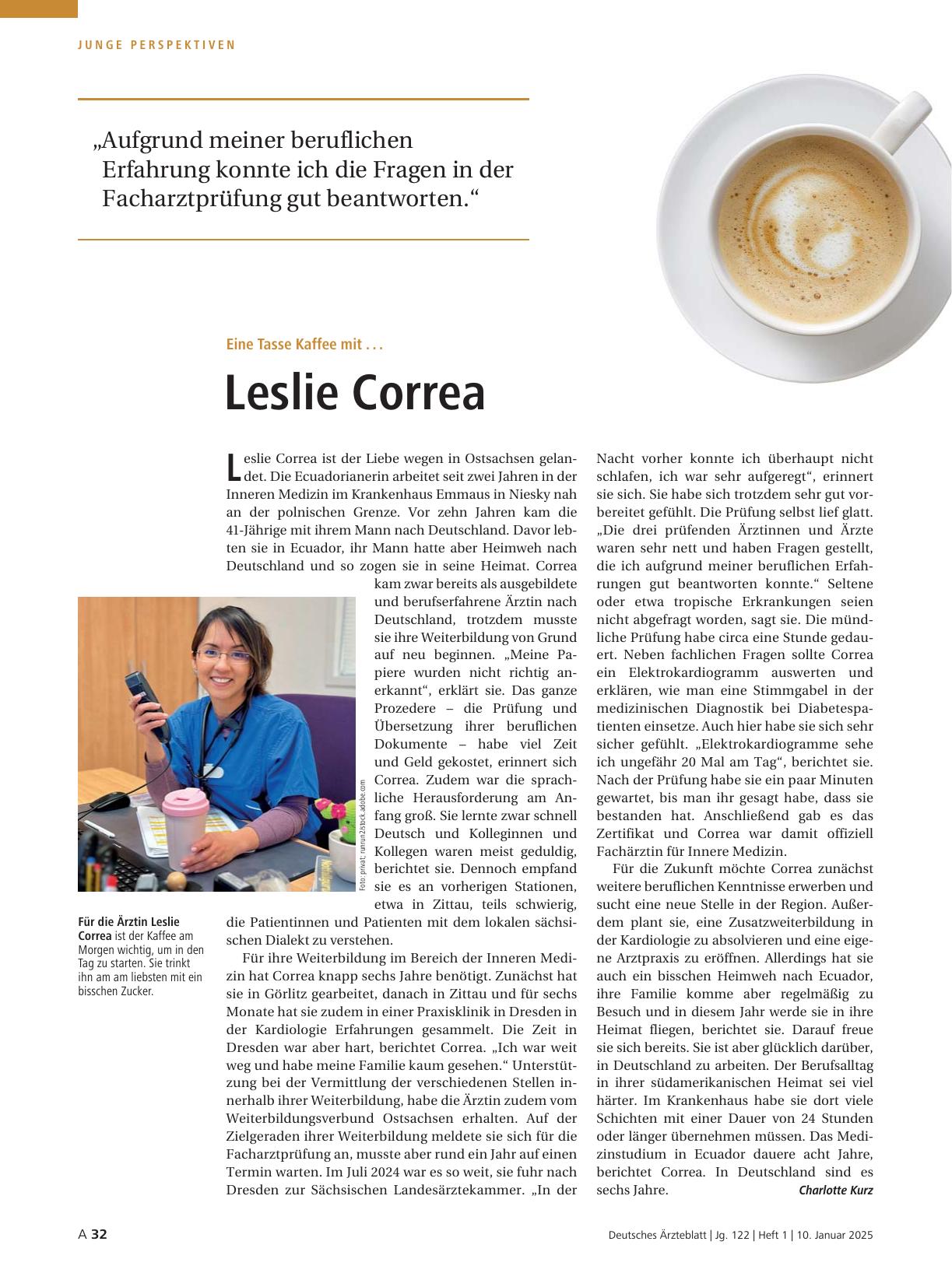 Vorschauseite 1: Eine Tasse Kaffee mit. .. : Leslie Correa