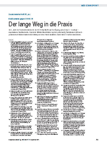 Vorschauseite 6: Medikamente gegen COVID-19: Der lange Weg in die Praxis