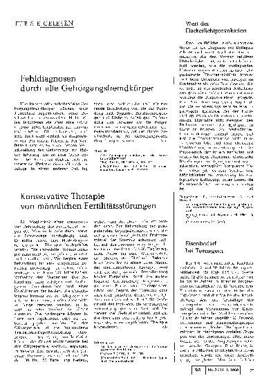 Vorschauseite 1: Eisenbedarf bei Teenagern