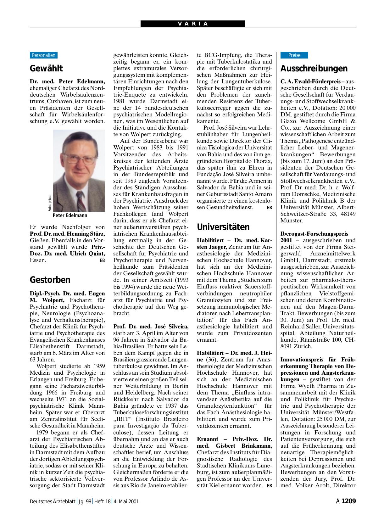 Vorschauseite 1: Gewählt