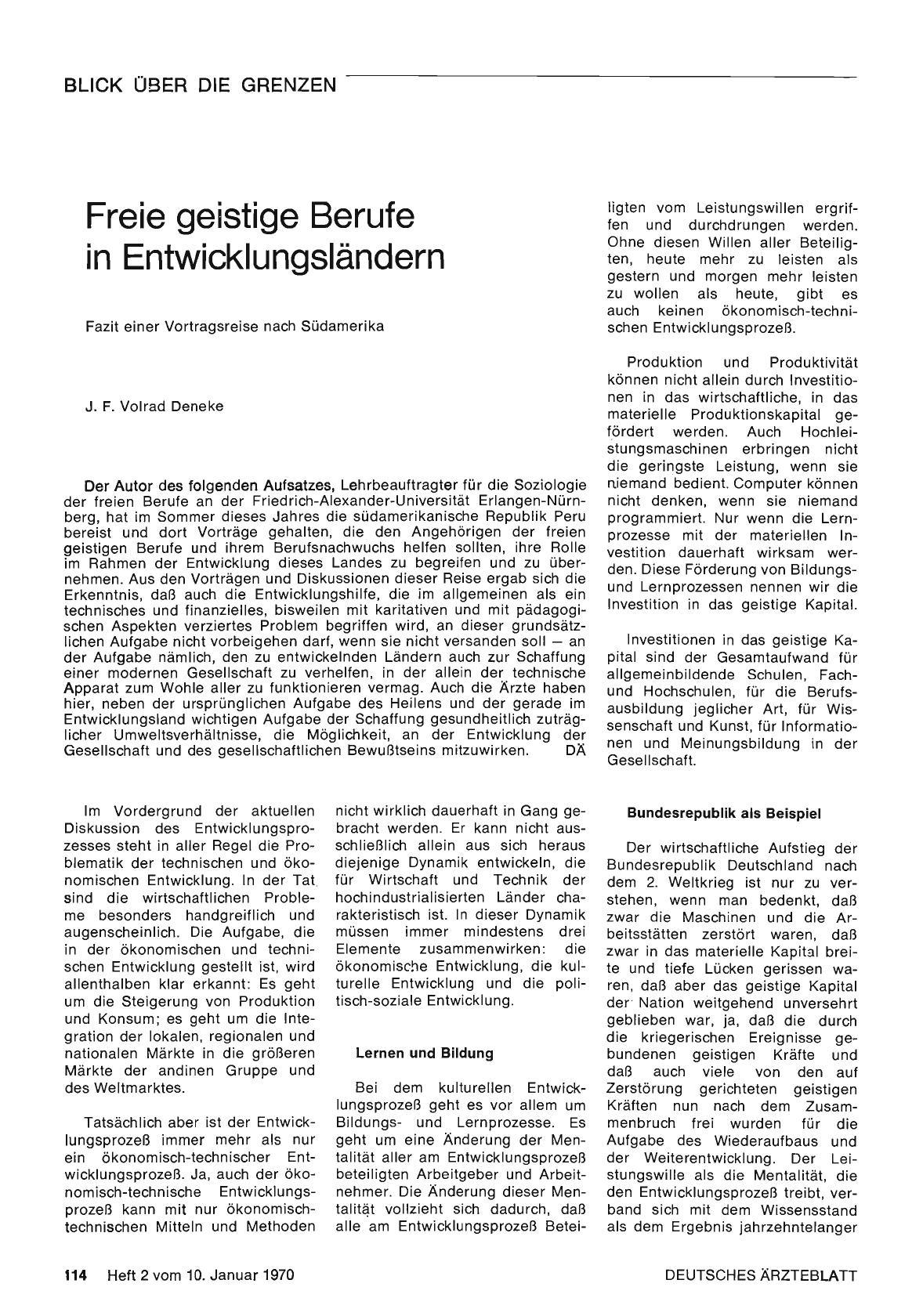 Vorschauseite 1: Freie geistige Berufe in Entwicklungsländern