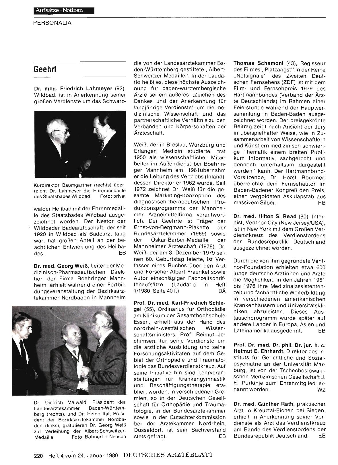 Vorschauseite 1: Geehrt