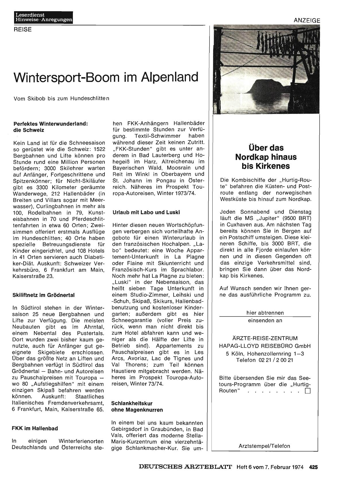 Vorschauseite 1: Wintersport-Boom im Alpenland