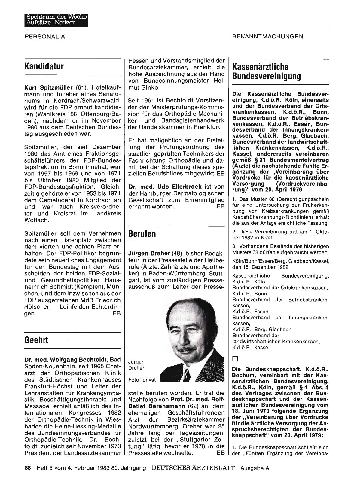 Vorschauseite 1: Kandidatur