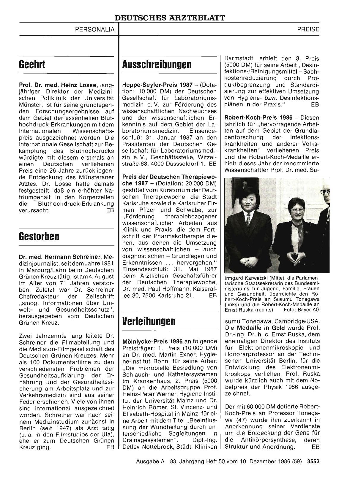 Vorschauseite 1: Preise