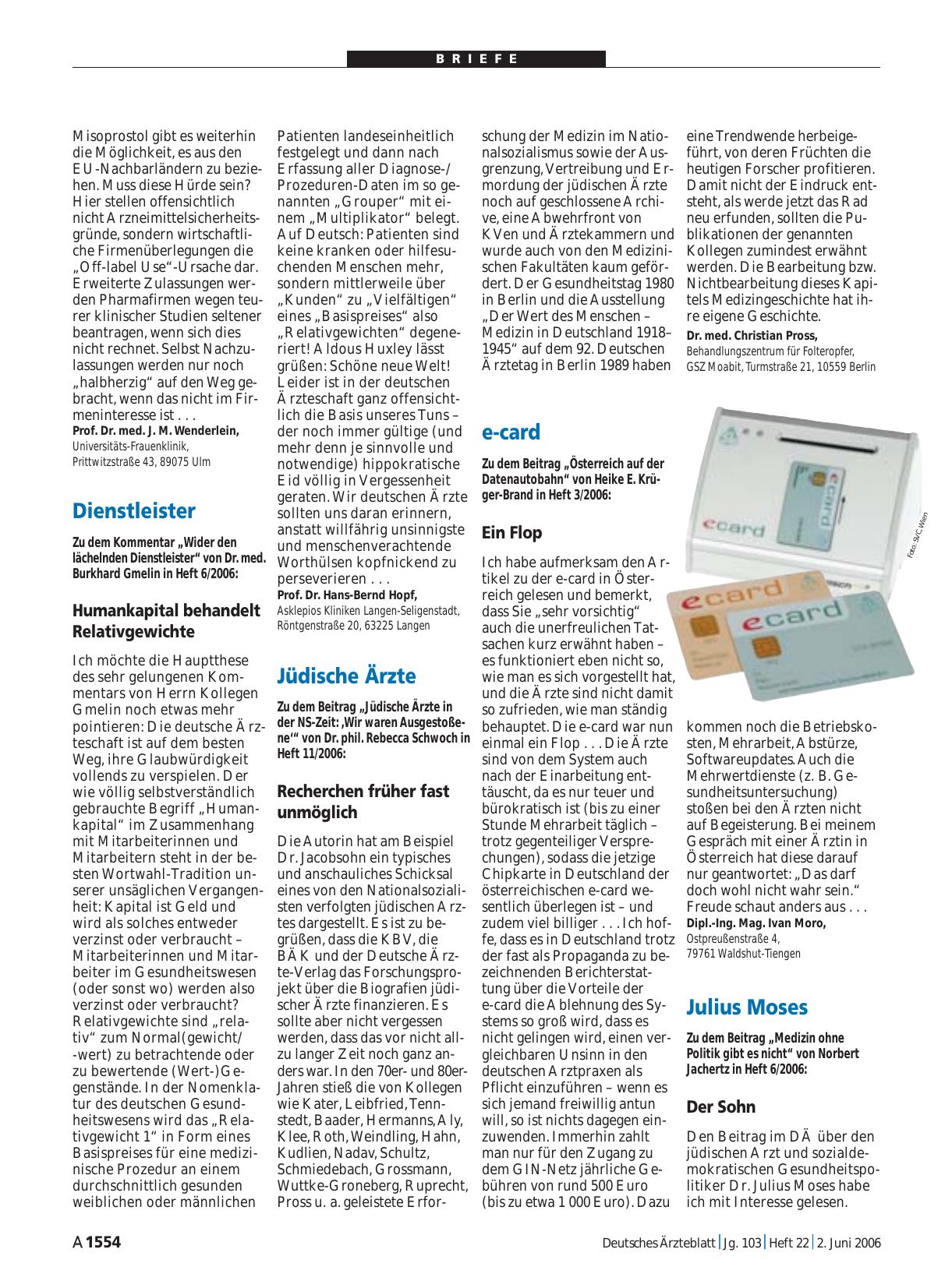 Vorschauseite 1: e-card: Ein Flop