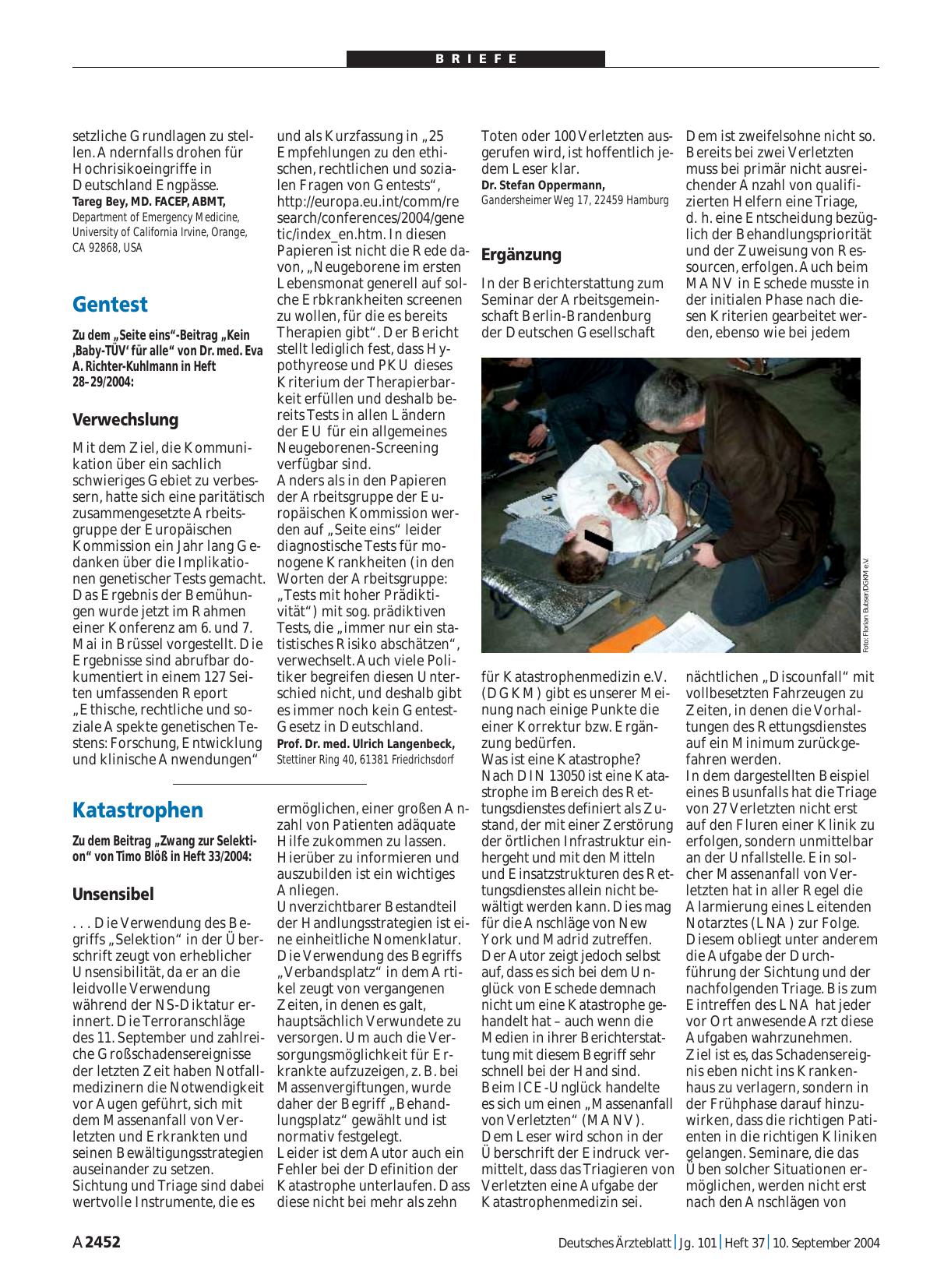 Vorschauseite 1: Katastrophen: Ergänzung