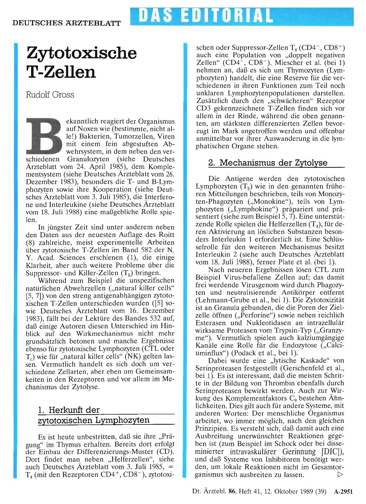 Vorschauseite 1: Zytotoxische T-Zellen