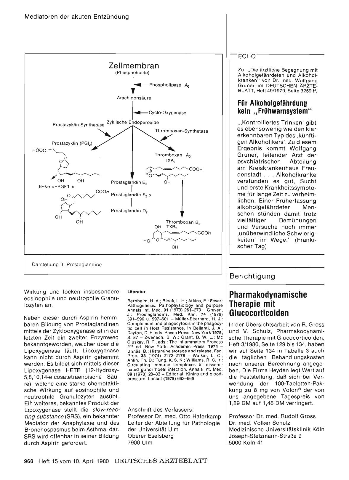 Vorschauseite 1: Pharmakodynamische Therapie mit Glucocorticoiden