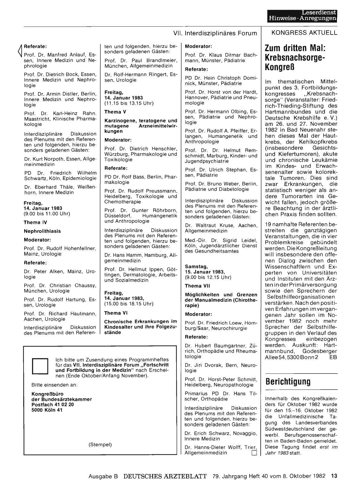 Vorschauseite 1: Berichtigung