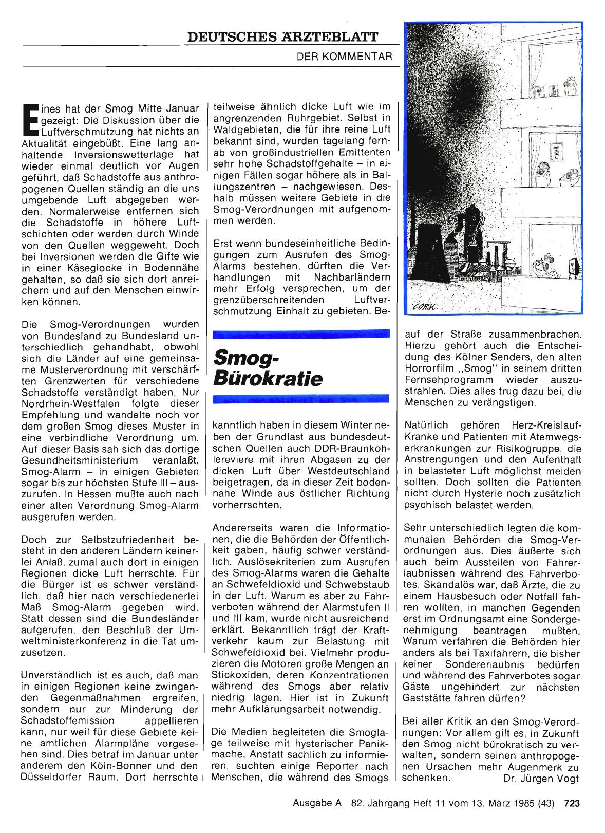 Vorschauseite 1: Smog-Bürokratie