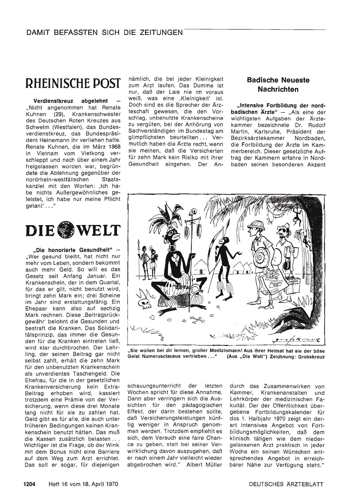 Vorschauseite 1: Verdienstkreuz abgelehnt