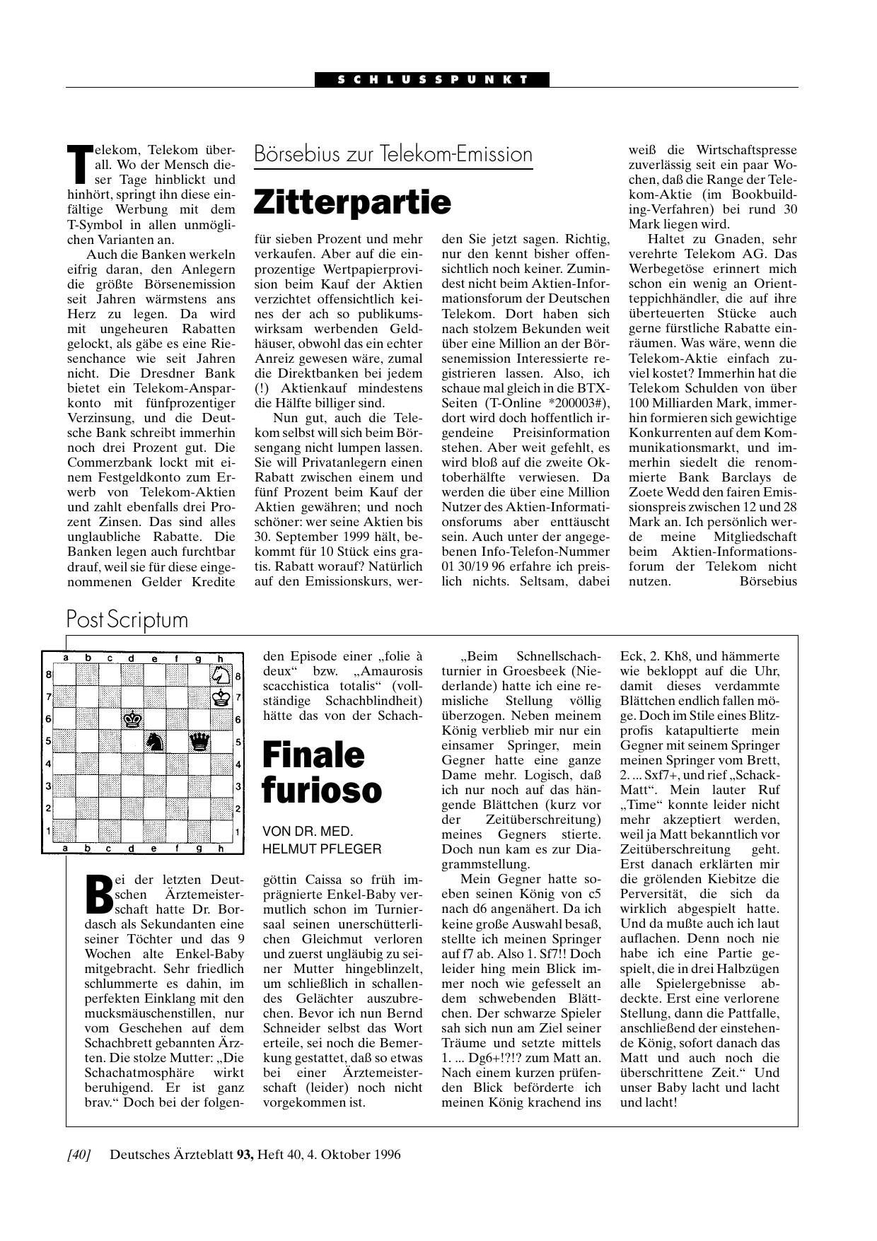 Vorschauseite 1: Börsebius zur Telekom-Emission: Zitterpartie
