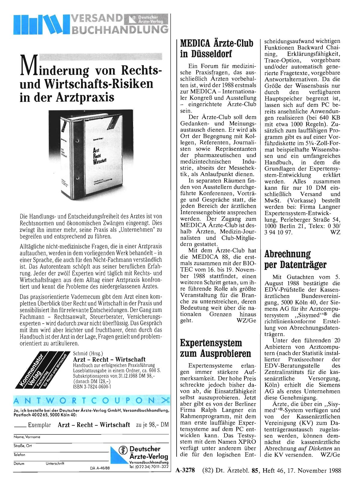 Vorschauseite 1: Expertensystem zum Ausprobieren