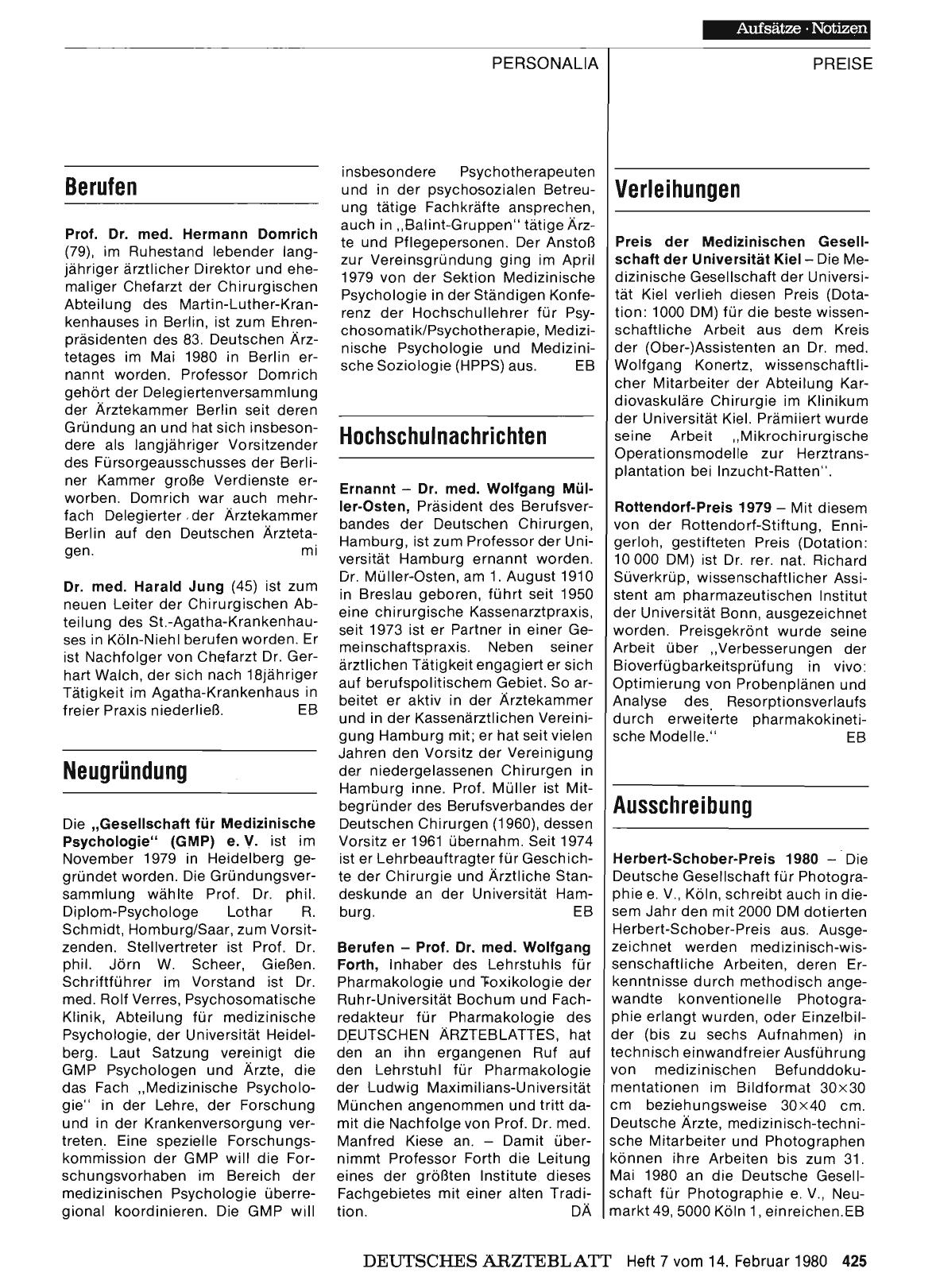 Vorschauseite 1: Berufen
