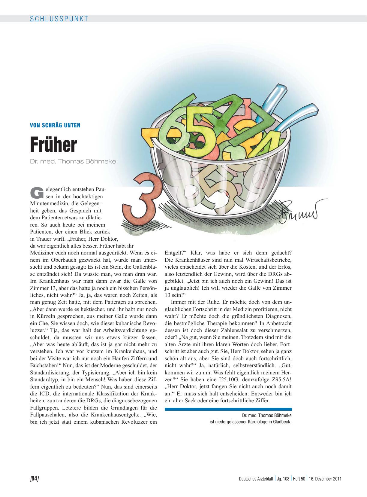 Vorschauseite 1: Von schräg unten: Früher