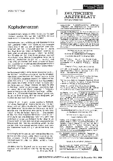 Vorschauseite 1: Kopfschmerzen