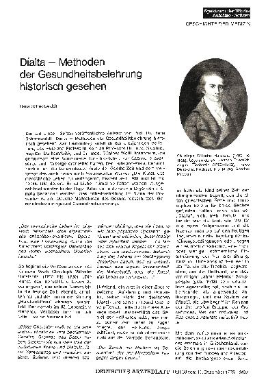 Vorschauseite 1: Diana Methoden der Gesundheitsbelehrung historisch gesehen